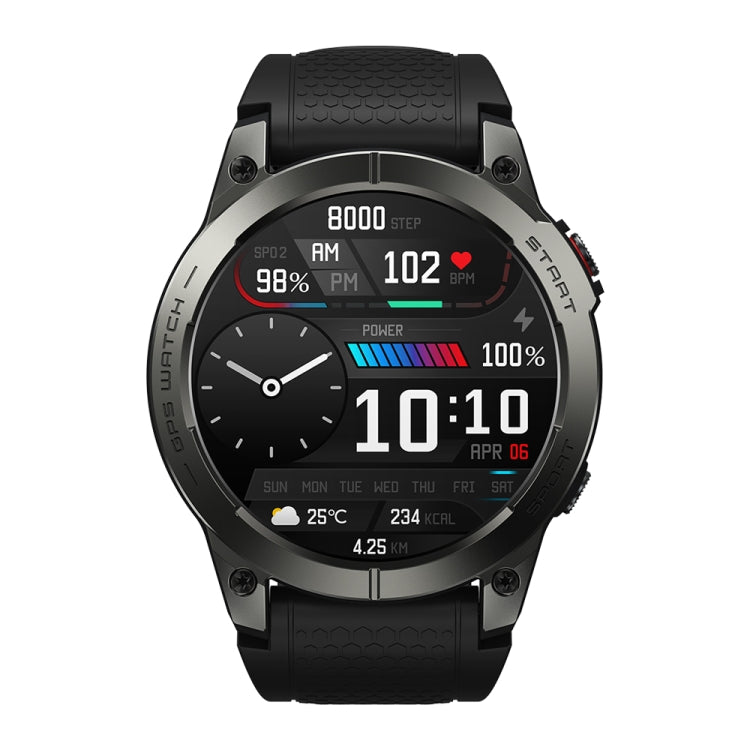 Zeblaze Stratos 3 Schermo AMOLED da 1,43 pollici IP68 Orologio intelligente impermeabile, supporto chiamata Bluetooth / GPS