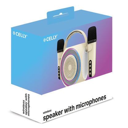 Wireless Speaker with 2 microphones [PARTY COLLECTION]