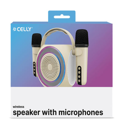 Wireless Speaker with 2 microphones [PARTY COLLECTION]