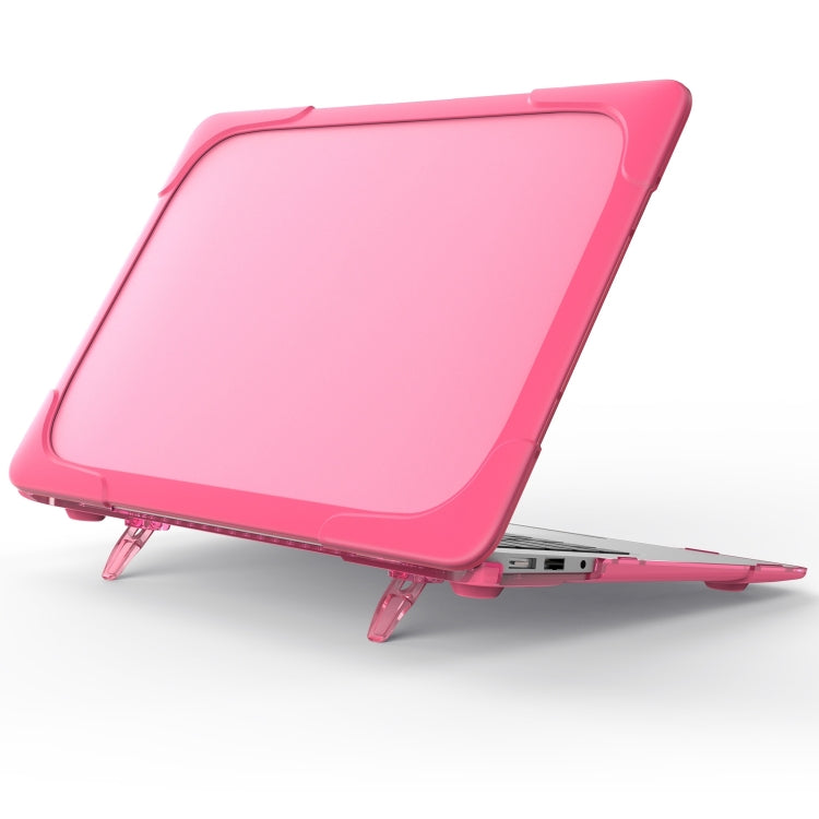 Custodia protettiva per laptop anticaduta bicolore TPU + PC