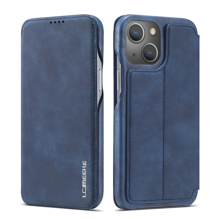 Custodia LC.IMEEKE Hon Ancient Series in Pelle per iPhone serie 13 con Supporto e Slot per Schede