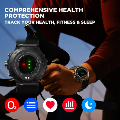 Zeblaze Stratos 2 Smart Watch con schermo AMOLED da 1,3 pollici, supporto monitoraggio del sonno / monitoraggio della frequenza cardiaca