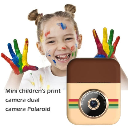 Fotocamera digitale con stampa Polaroid per bambini con schermo IPS HD da 2,4 pollici