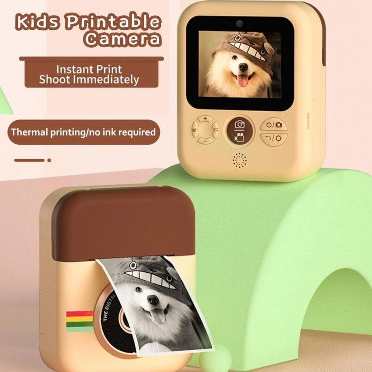 Fotocamera digitale con stampa Polaroid per bambini con schermo IPS HD da 2,4 pollici