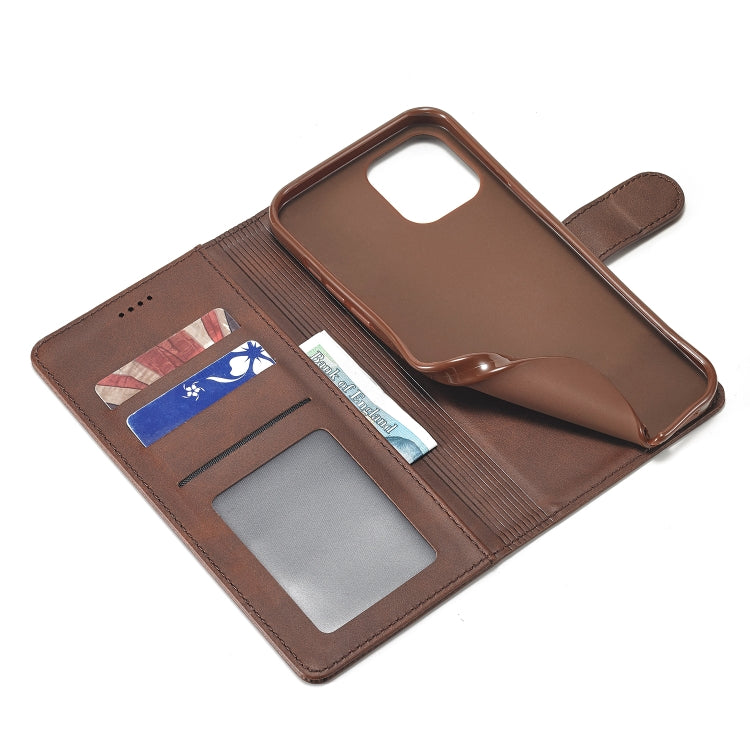 Custodia per IPhone in Pelle LC.IMEEKE con Struttura in Vitello e Supporto Orizzontale.