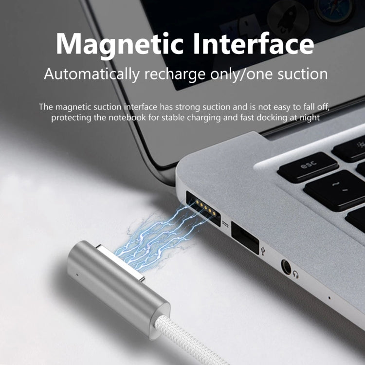 Cavo di ricarica da MagSafe 1 (a forma di L) a USB-C/Type-C PD da 100 W a 5 pin, lunghezza cavo: 1,8 m