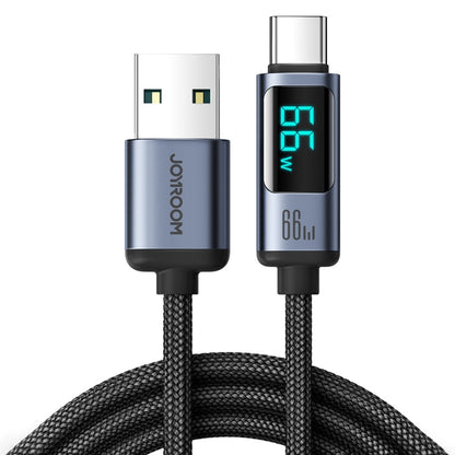 JOYROOM S-AC066A16 Cavo dati di ricarica rapida da USB a USB-C / Tipo-C con display digitale da 6 A