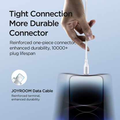 JOYROOM S-S-2T3018A15 Serie Ice-Crystal 1.2m 3.5A USB+Tipo-C a 8 pin+Tipo-C+Micro USB 3 in 2 Cavo di ricarica rapida