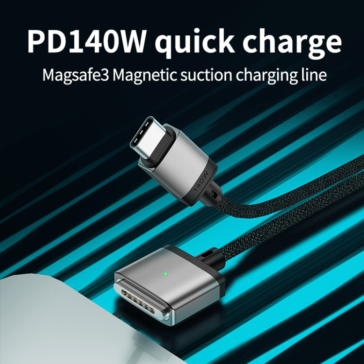 Cavo di ricarica magnetico da 140 W da tipo C a Magsafe 3