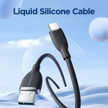 JOYROOM SA29-AC3 3A USB a USB-C/Type-C Cavo dati di ricarica rapida in silicone liquido, lunghezza: 1,2 m