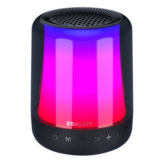 Zealot S66 Subwoofer Esterno Portatile con Altoparlante Bluetooth e Luce RGB - Suono Surround a 360 Gradi