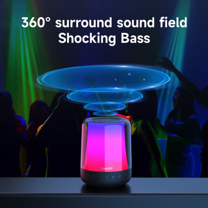 Zealot S66 Subwoofer Esterno Portatile con Altoparlante Bluetooth e Luce RGB - Suono Surround a 360 Gradi