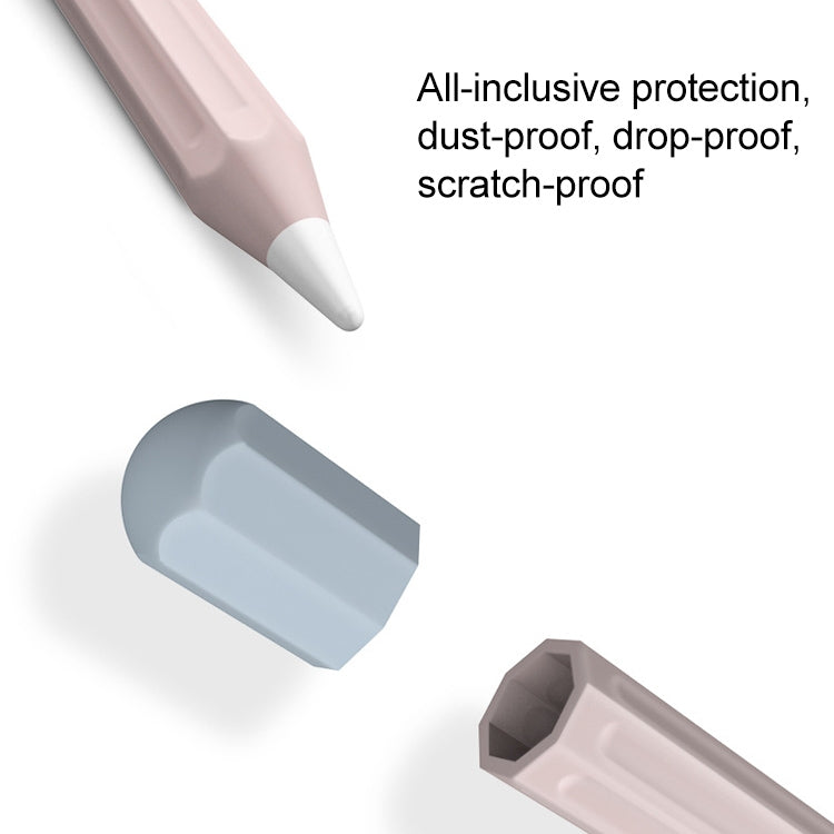 Stylus Touch Pen Custodia protettiva in silicone con colore a contrasto diviso