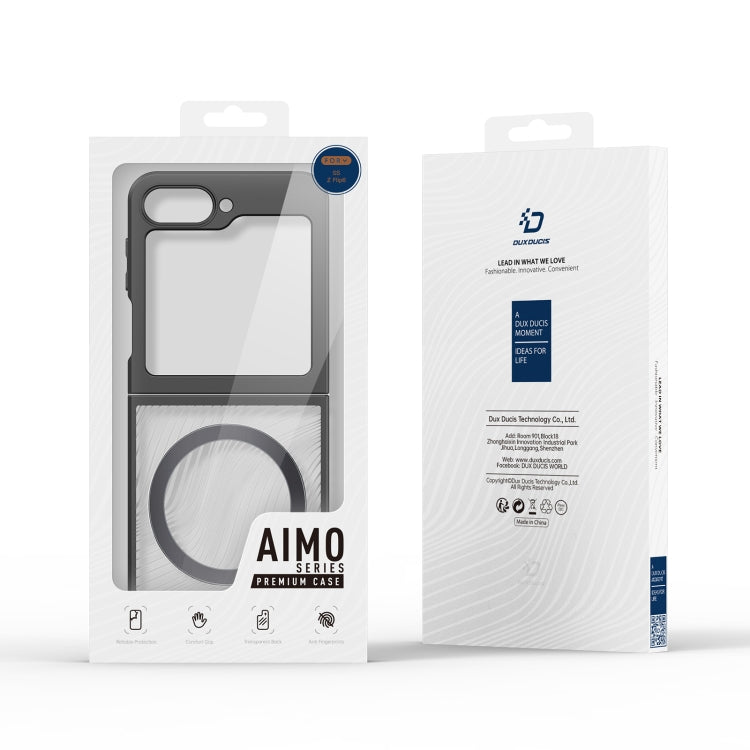 Custodia per Telefono DUX DUCIS Aimo Mag Series TPU + PC con MagSafe Frosted Feel per Samsung Galaxy Z Flip6 e Z Fold6