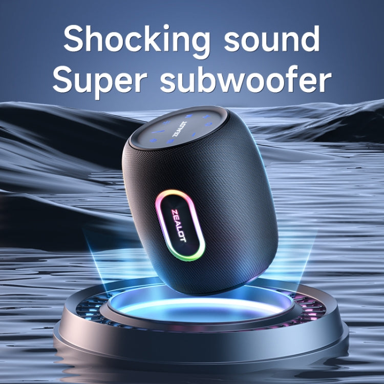 Zealot S64 Altoparlante Bluetooth con Super Subwoofer e Luce RGB - Suono Scioccante e Immersivo