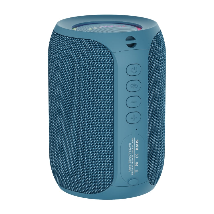 Altoparlante Bluetooth ad alta potenza Zealot S32 Pro da 15 W con luce colorata