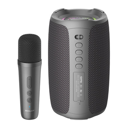 Altoparlante wireless per karaoke con luce ritmica RGB Zealot S61M