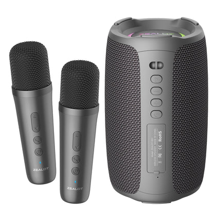 Altoparlante wireless per karaoke con luce ritmica RGB Zealot S61M