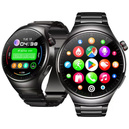 Zeblaze Thor Ultra 1.43 pollici AMOLED Screen Android Smart Watch, cinturino in acciaio