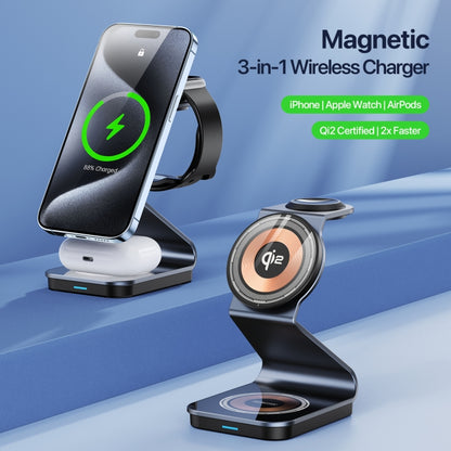 DUZZONA W21 Qi2 15W 3 in 1 Supporto Caricabatterie Magnetico Wireless