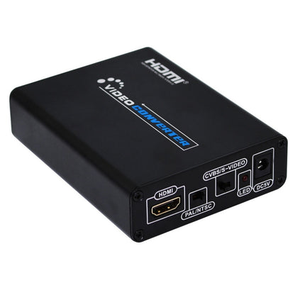 Convertitore da HDMI a composito / AV S-Video Adattatore convertitore video RCA CVBS/L/R