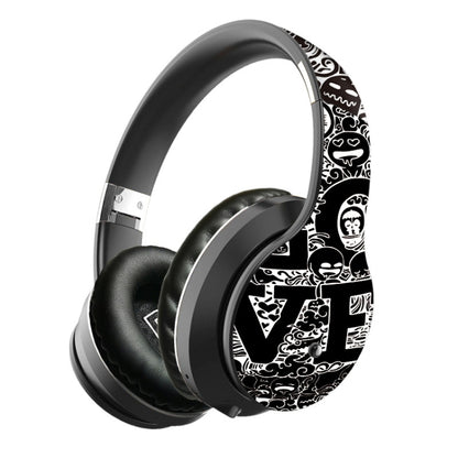 Auricolare Bluetooth V5.0 wireless con motivo Graffiti B1