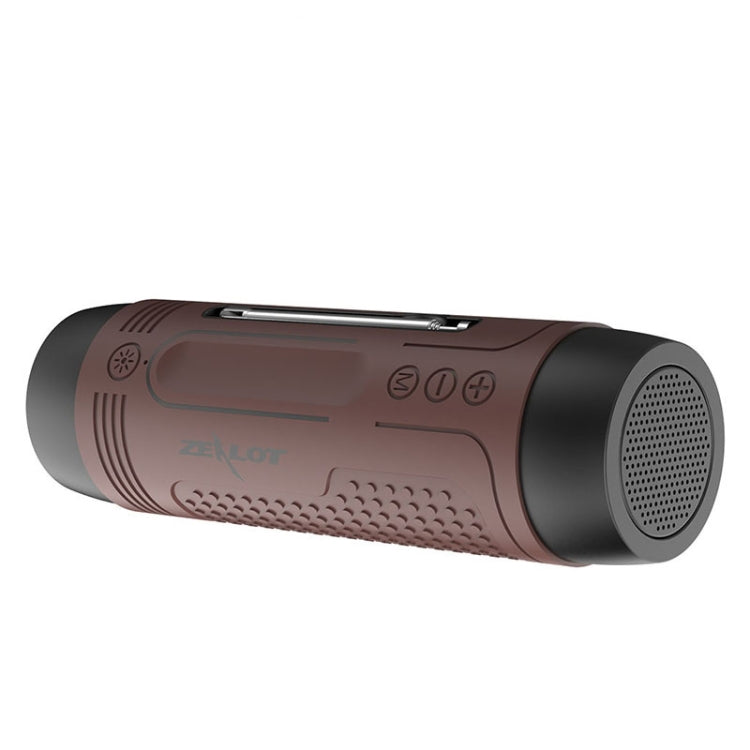 ZEALOT A2 Altoparlante Bluetooth wireless per bassi multifunzionale, microfono incorporato, supporto per chiamate Bluetooth, scheda AUX e TF e luci a LED