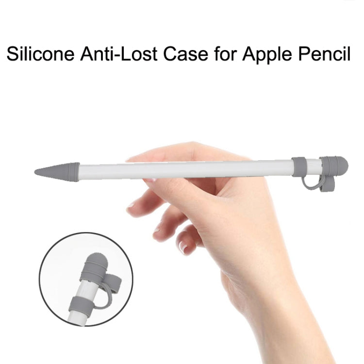 Custodia protettiva in silicone 3 in 1 + penna per ritocco + custodia con pennino per Apple Pencil