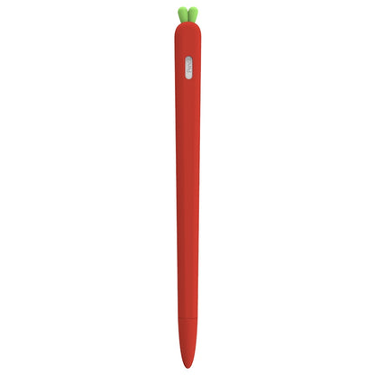 LOVE MEI per Apple Pencil 2 Custodia protettiva in silicone per penna stilo a forma di carota