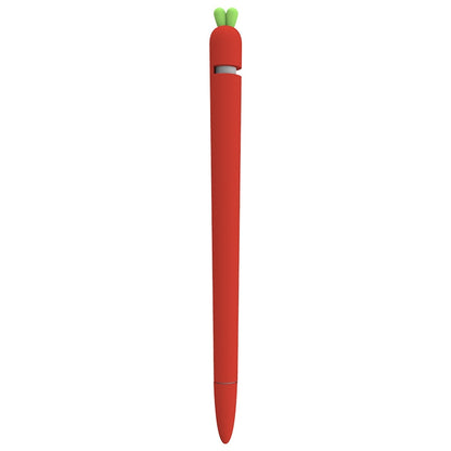 LOVE MEI per Apple Pencil 1 custodia protettiva in silicone per penna stilo a forma di carota