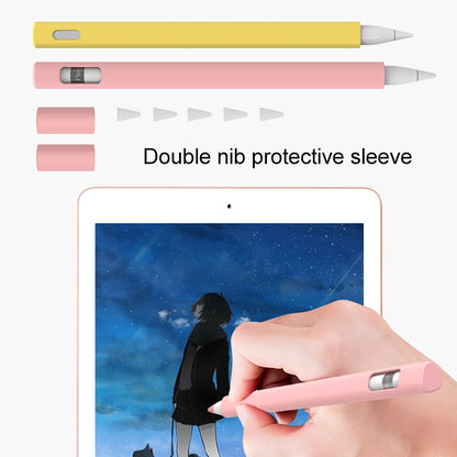 LOVE MEI per Apple Pencil 2 Custodia protettiva in silicone per penna stilo a forma di triangolo