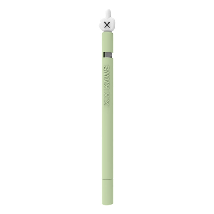 LOVE MEI per Apple Pencil 1 custodia protettiva in silicone per penna stilo a forma di dito medio