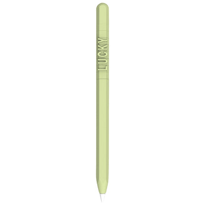 LOVE MEI per Apple Pencil 1 numero lettera design penna stilo custodia protettiva in silicone