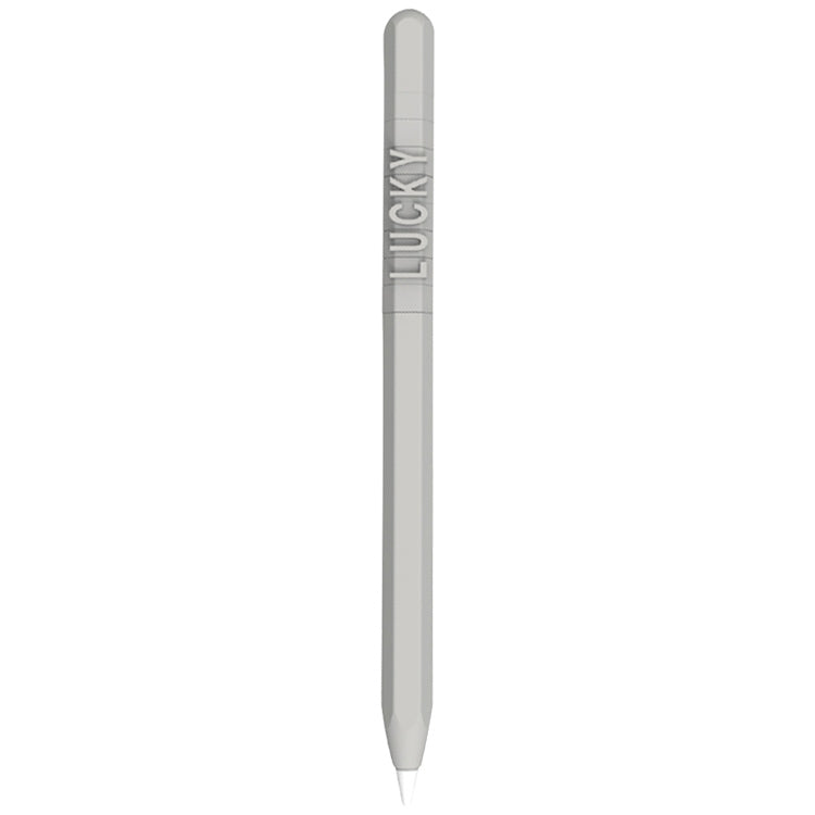 LOVE MEI per Apple Pencil 1 numero lettera design penna stilo custodia protettiva in silicone