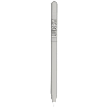 LOVE MEI per Apple Pencil 1 numero lettera design penna stilo custodia protettiva in silicone