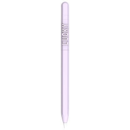 LOVE MEI per Apple Pencil 1 numero lettera design penna stilo custodia protettiva in silicone