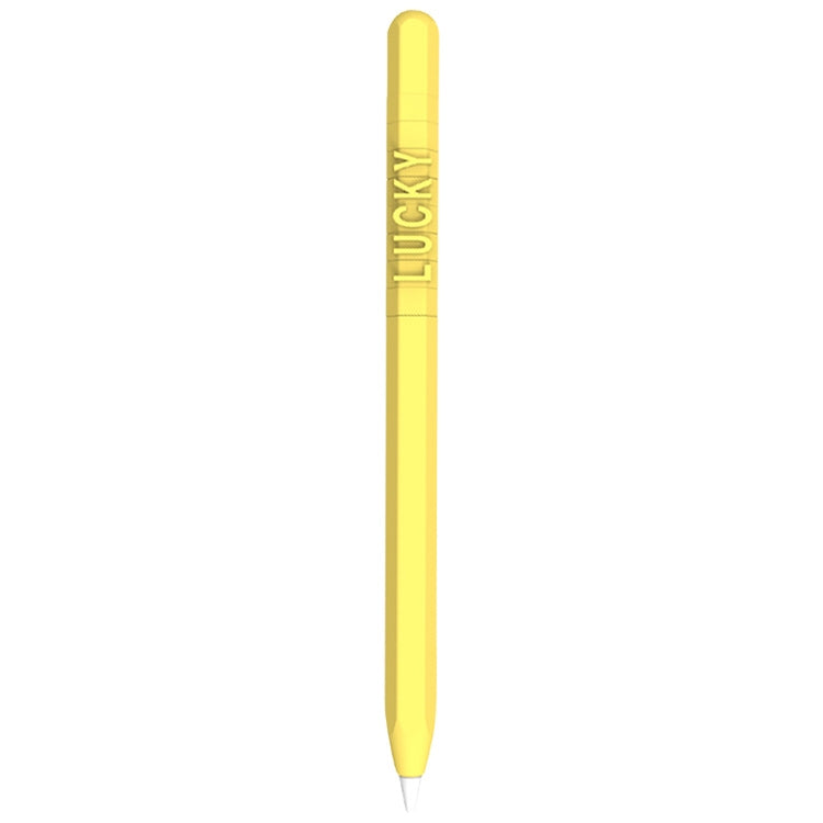 LOVE MEI per Apple Pencil 1 numero lettera design penna stilo custodia protettiva in silicone