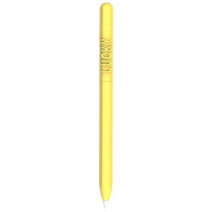 LOVE MEI per Apple Pencil 1 numero lettera design penna stilo custodia protettiva in silicone