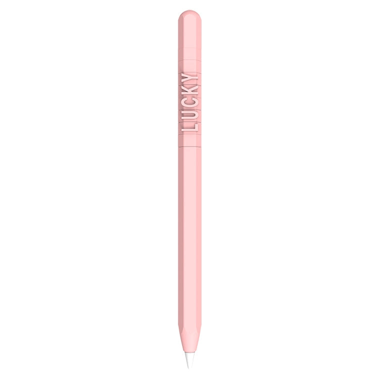 LOVE MEI per Apple Pencil 2 numeri lettera design penna stilo custodia protettiva in silicone