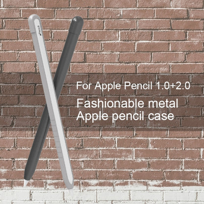 Custodia protettiva per penna stilo antiscivolo in metallo opaco per Apple Pencil 2