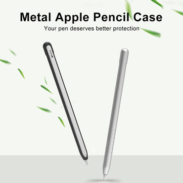 Custodia protettiva per penna stilo antiscivolo in metallo opaco per Apple Pencil 1