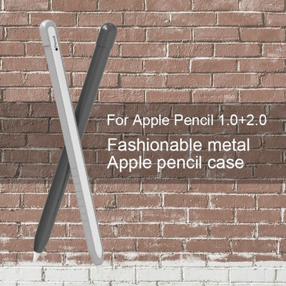 Custodia protettiva per penna stilo antiscivolo in metallo opaco per Apple Pencil 1