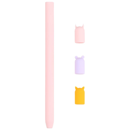 Custodia protettiva in silicone per animali cartoon con penna stilo 4 in 1 per Apple Pencil 1