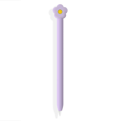 Custodia protettiva in silicone simpatico cartone animato per Apple Pencil 1 (stella a cinque punte rosa)