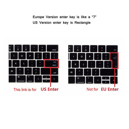 ENKAY Hat-Prince 2 in 1 Custodia protettiva in plastica rigida satinata + Versione USA Cover protettiva per tastiera in TPU ultrasottile per il nuovo MacBook Pro 13,3 pollici 2016 senza Touchbar (A1708)