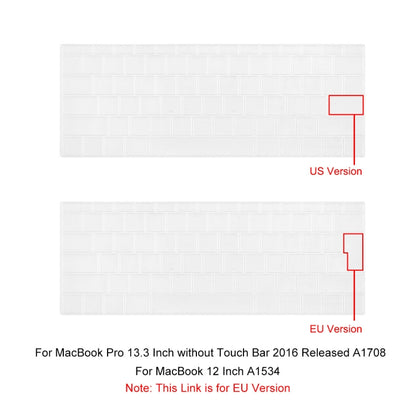 ENKAY Cover protettiva per tastiera in TPU per MacBook Pro con Touch Bar da 13,3 pollici (A1706/A1989/A2159)/15,4 pollici (A1707/A1990) Versione Europa