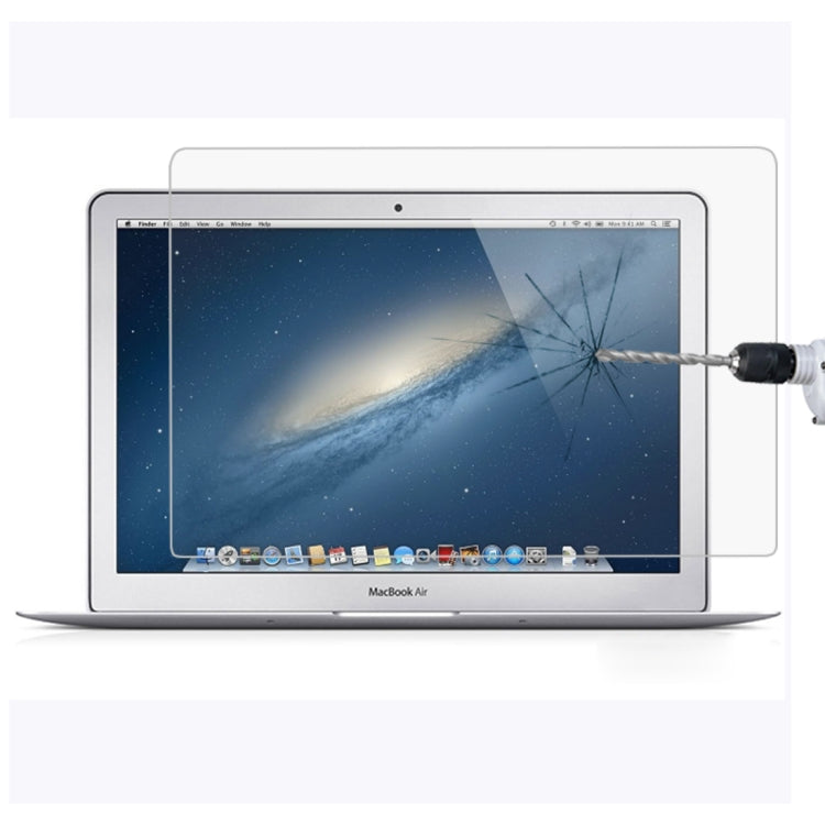 Pellicola in vetro temperato antideflagrante HD con durezza superficiale 9H per MacBook Air 11,6 pollici (A1370 / A1465)