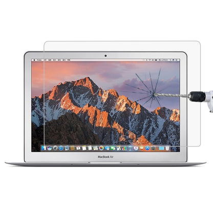 Pellicola in vetro temperato antideflagrante HD con durezza superficiale 9H per MacBook Air 13,3 pollici (A1369 / A1466)