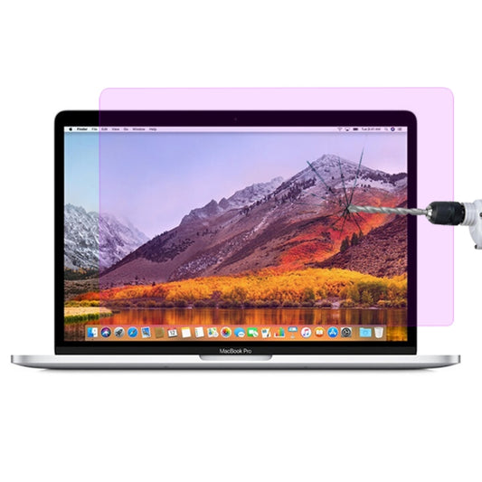 Pellicola in vetro temperato antideflagrante anti-blu-ray con durezza superficiale 9H per MacBook Pro 13,3 pollici con Touch Bar (A1706)