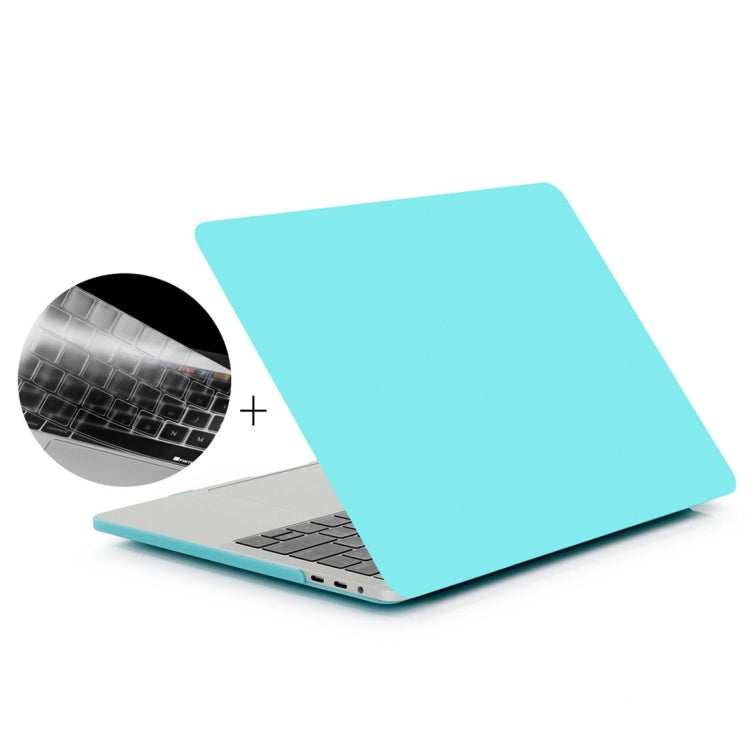 ENKAY Hat-Prince 2 in 1 Custodia protettiva in plastica rigida satinata + Versione europea Cover protettiva per tastiera in TPU ultrasottile per MacBook Pro 2016 da 13,3 pollici con Touch Bar (A1706)